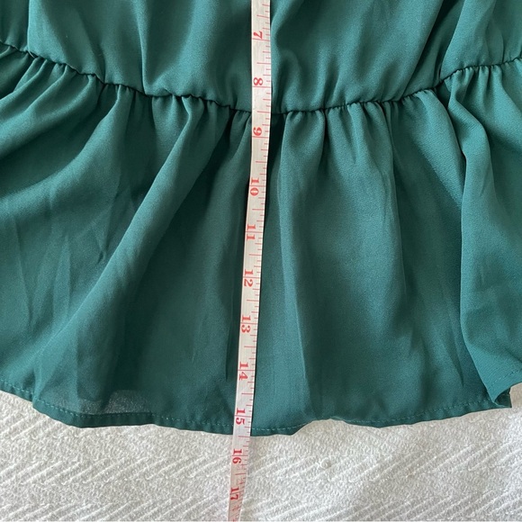 SHEIN Off Shoulder Peplum Crop Blouse L - Picture 9 of 10